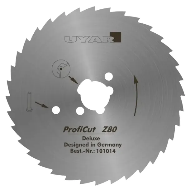 Ostrze ząbkowane do POTIS model S 80mm,ORYGINAŁ UYAR ProfiCut Z80 Deluxe 2g