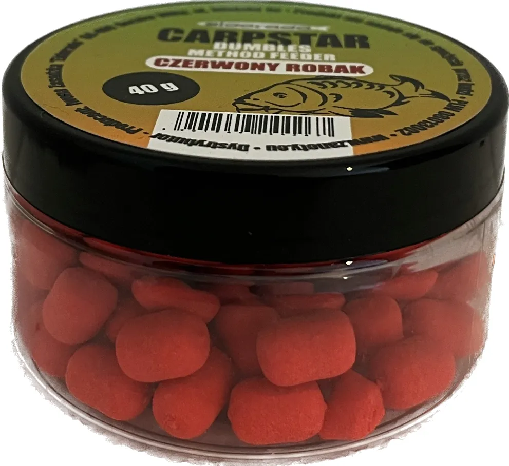 dumbells-method-feeder-czerwony-robak-40g