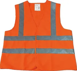 drel-kamizelka-odblaskowa-pomaranczowa-4-pasy-bhp-drogowa-robocza