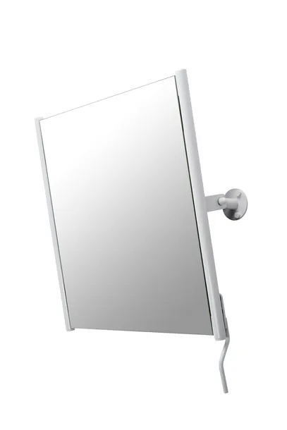 Lustro uchylne w bocznej ramie 60x60 z rączką BIAŁE