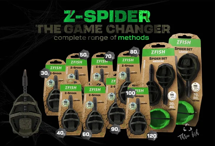 zfish-podajnik-koszyk-do-metody-method-feeder-spider-medium-30g-stan-nowy-model-spider-medium