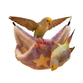 przytulne-cieple-gniazdo-legowisko-dla-ptakow-papug-20x20cm-fioletowy