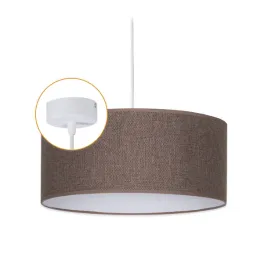 lampa-wiszaca-brazowa-lniana-elegancki-design-1x60w-regulacja-wysokosci