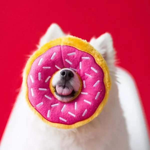 donut-truskawkowy-zippypaws-stan-nowy