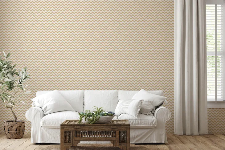 tapeta-na-sciane-bezowe-biale-zygzaki-do-pokoju-nastolatka-sypialni-motyw-dekor