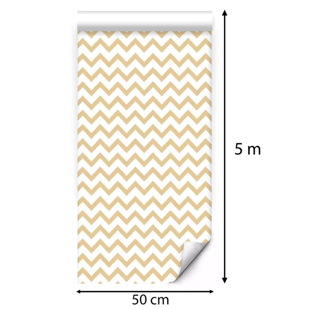 tapeta-na-sciane-bezowe-biale-zygzaki-do-pokoju-nastolatka-sypialni-rodzaj-flizelinowa