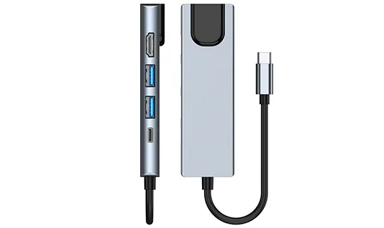 hub-adapter-usb-v3-hub-5w1-usb-c-grey
