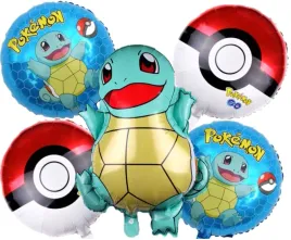 zestaw-balon-foliowy-pokemon-go-squirtle-5szt