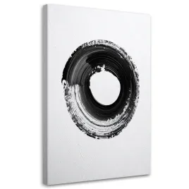 obraz-do-salonu-biura-sypialni-spa-abstrakcja-czarno-biala-kolo-imitacja