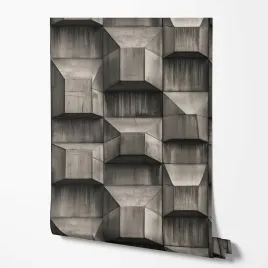 tapeta-na-sciane-geometria-imitacja-betonu-efekt-3d-do-kuchni-jadalni