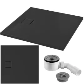 brodzik-kwadratowy-90x90-cm-prysznicowy-czarny-akrylowy-tako-slim-syfon