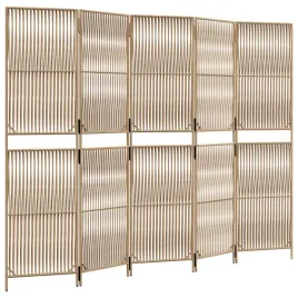 parawan-polirattanowy-5-panelowy-bezowy-245-x-180-cm-z-przeplecionymi-lini