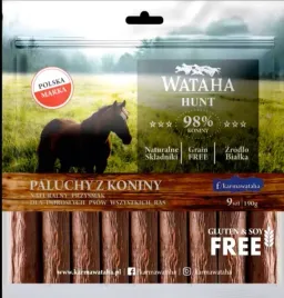 wataha-hunt-przysmak-dla-psa-kabanosy-paluchy-z-koniny-98percent-miesa-9-szt