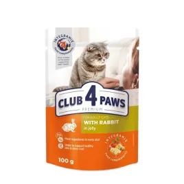 club-4-paws-premium-mokra-karma-dla-kotow-z-krolikiem-w-galarecie-100-g