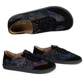 buty-barefoot-damskie-skorzane-olivier-eliza-czarne-wzory