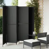 parawan-6-panelowy-czarny-polirattan-stan-nowy