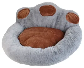 legowisko-szare-dla-psa-m-okragle-claw-50x48x20cm