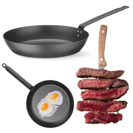 patelnia-stalowa-ze-stali-weglowej-26cm-hendi-carbon-nonstick-indukcja
