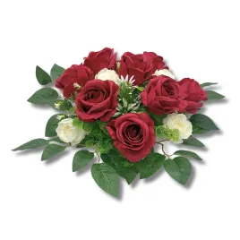 stroik-na-grob-okragla-wiazanka-cmentarz-kwiaty-sztuczne-roze-kompozycja