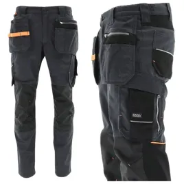 zestaw-spodnie-monter-safer-48-grafit-pas-nakolanniki-rekawice-monterki