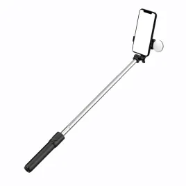 selfie-stick-wr1yxs-teleskopowy-tripod-0-71m-z-okragla-lampa-czarny