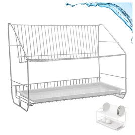 suszarka-do-naczyn-dwupoziomowa-biala-tacka-ociekacz-na-naczynia-kubki-50cm