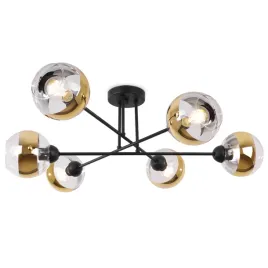 lampa-sufitowa-zyrandol-wiszaca-czarno-zlota-nowoczesna-glamour-loft-kule