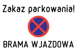 tabliczka-ostrzegawcza-zakaz-parkowania-brama-wjazdowa-32x22