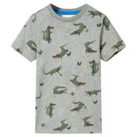 koszulka-dziecieca-z-krotkimi-rekawami-jasny-melanz-khaki-140