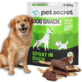 przysmak-dla-psa-suszone-szprotki-owiniete-w-kaczke-500g-pet-secret-smaczki