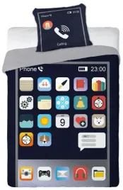 posciel-bawelniana-140x200-1-poszewka-70x90-mlodziezowa-telefon