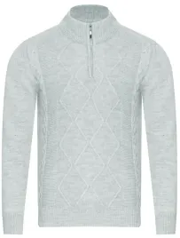 sweter-meski-z-polgolfem-8157-grey-m