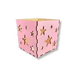 lampion-drewniany-rozowy-latarenka-ozdoba-swiecznik-11cm