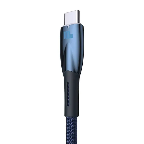 kabel-usb-do-usb-c-baseus-glimmer-100w-2m-niebieski-kolor-niebieski