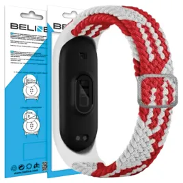 beline-pasek-mi-band-3-4-textilered-white-czerwony-bialy