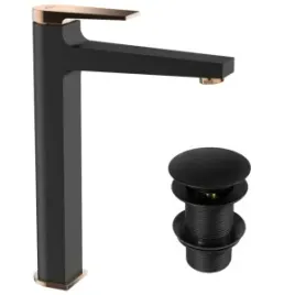 bateria-umywalkowa-wysoka-invena-midnight-black-gold-rose-bu-35-w14