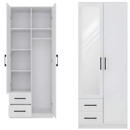 szafa-z-lustrem-80-cm-2-szuflady-garderoba-do-przedpokoju-biala