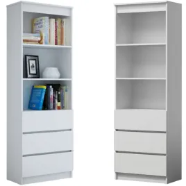 regal-biurowy-60-cm-3-szuflady-3-polki-otwarty-do-salonu-biura-pokoju-bialy
