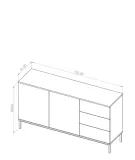 komoda-querty-k2d3sz-czarna-stan-nowy