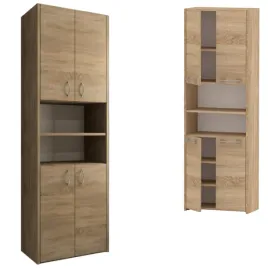 slupek-lazienkowy-szafka-regal-zamykany-4d-56-cm-sonoma