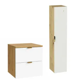 zestaw-do-lazienki-60cm-szafka-z-blatem-slupek-dab-artisan-bialy