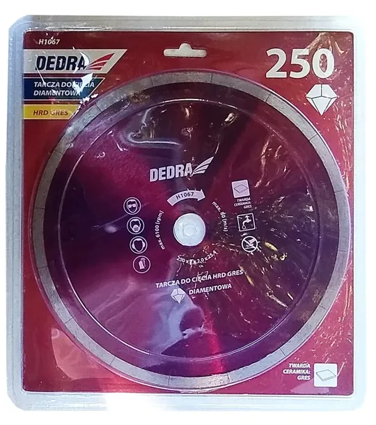 tarcza-diamentowa-hrd-gres-250-254mm-do-ciecia-gresu-stan-nowy