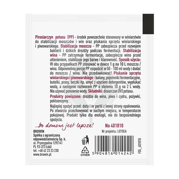 pirosiarczyn-potasu-10g
