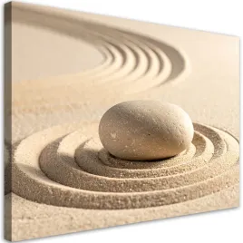 obraz-do-salonu-sypialni-kuchni-biura-piasek-plaza-kamien-zen-spa
