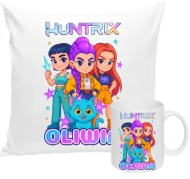 zestaw-kubek-i-poduszka-huntrix-k-pop-imie-prezent-urodziny
