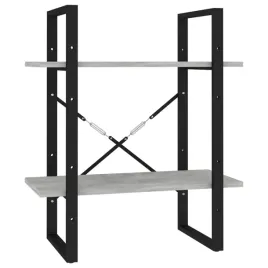 2-poziomowy-regal-na-ksiazki-szarosc-betonu-60x30x70-cm
