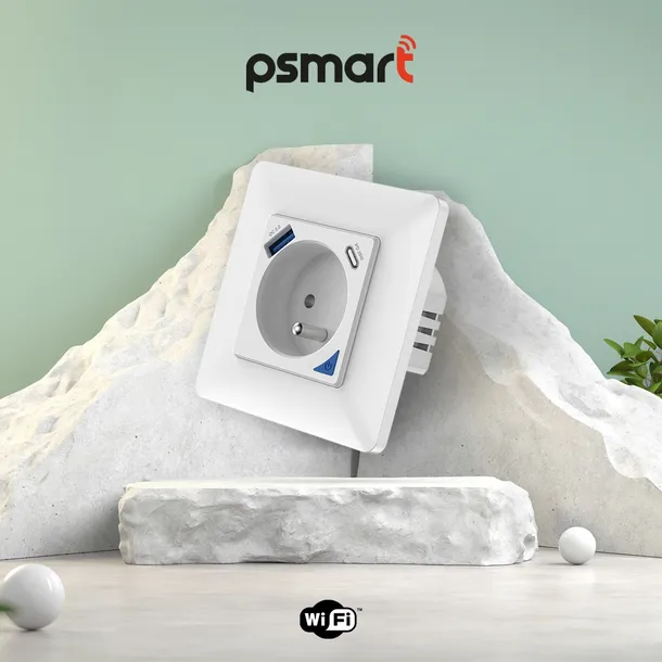 psmart-gniazdo-pomiar-usb-biale-rm-wifi-tuya-stan-nowy-seria-psmart-rm