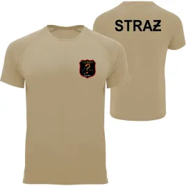 koszulka-piaskowa-termoaktywna-straz-oddychajaca-szybkoschnaca-wlasne-logo