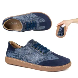 buty-barefoot-damskie-skorzane-olivier-eliza-niebieskie-kwiaty