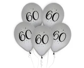 balony-srebrne-na-60-urodziny-30cm-5-sztuk-gz-60s5